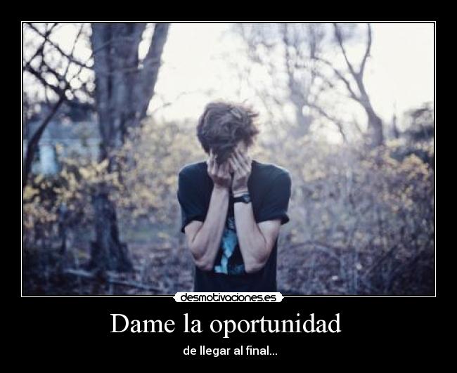 Dame la oportunidad  - 