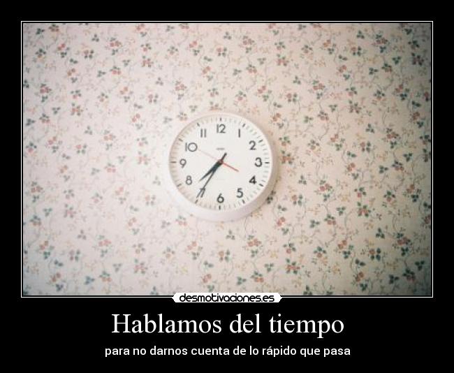 Hablamos del tiempo -