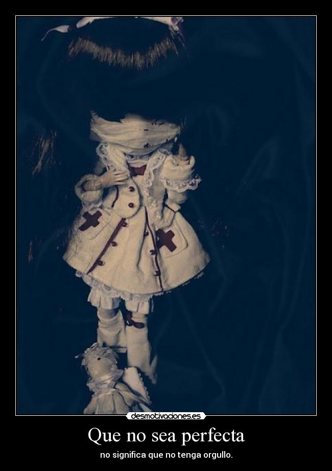 Que no sea perfecta -