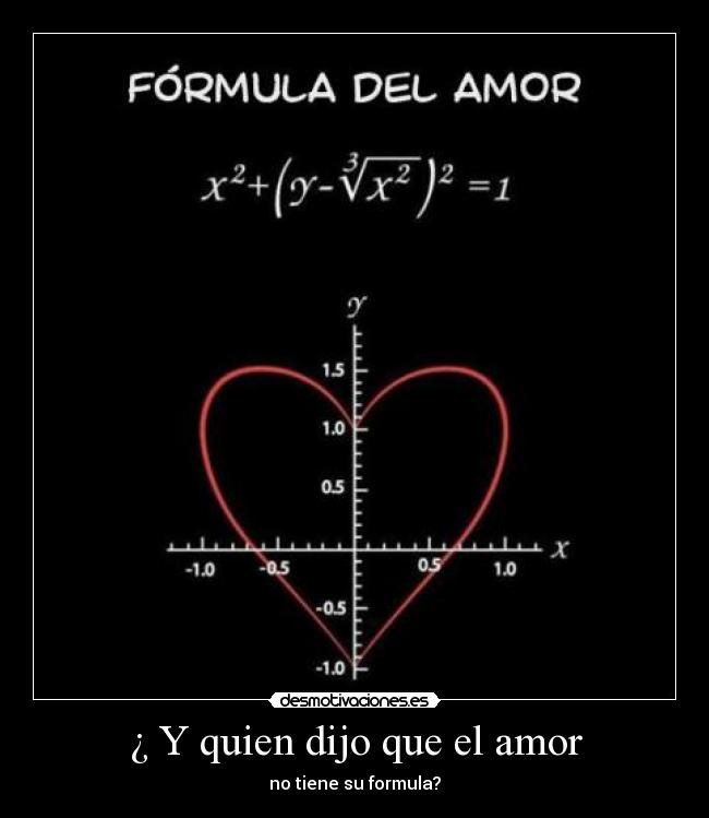 ¿ Y quien dijo que el amor -