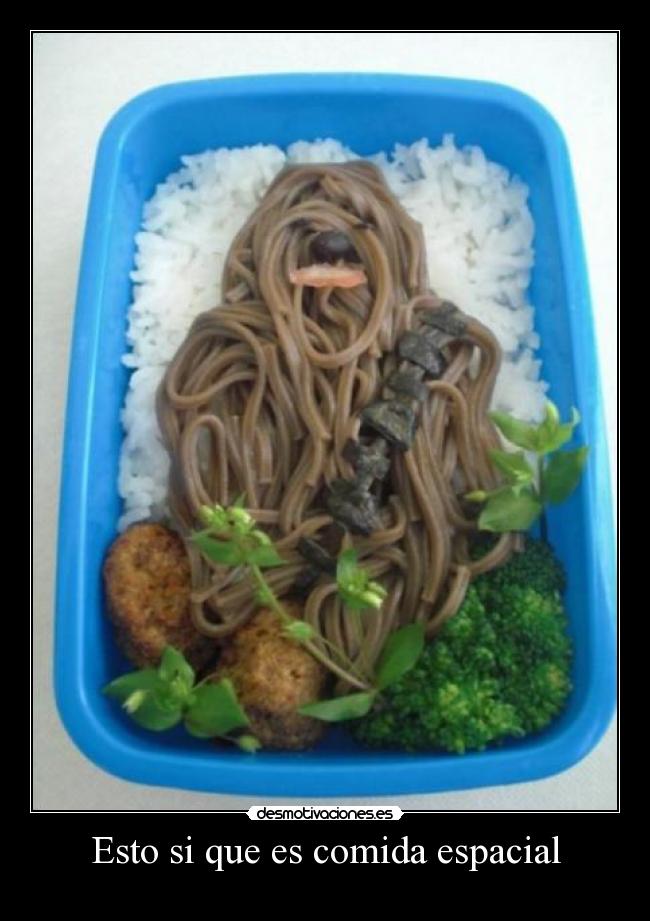 Esto si que es comida espacial -