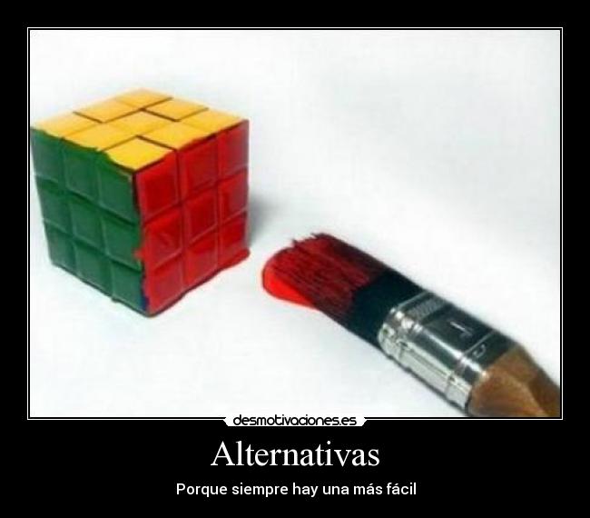 carteles alternativas desmotivaciones