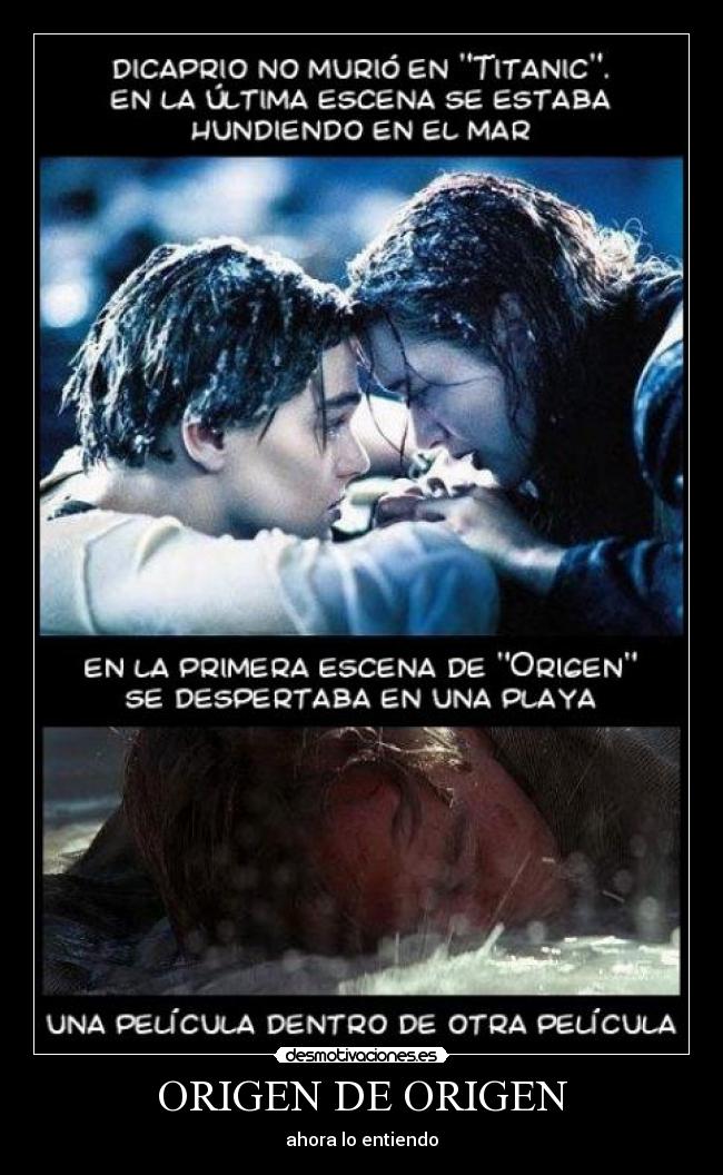 ORIGEN DE ORIGEN - ahora lo entiendo