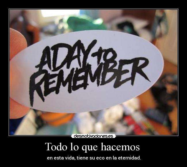 Todo lo que hacemos  - 