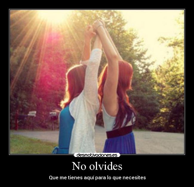 No olvides - 