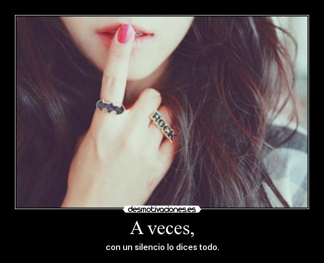 A veces, - 