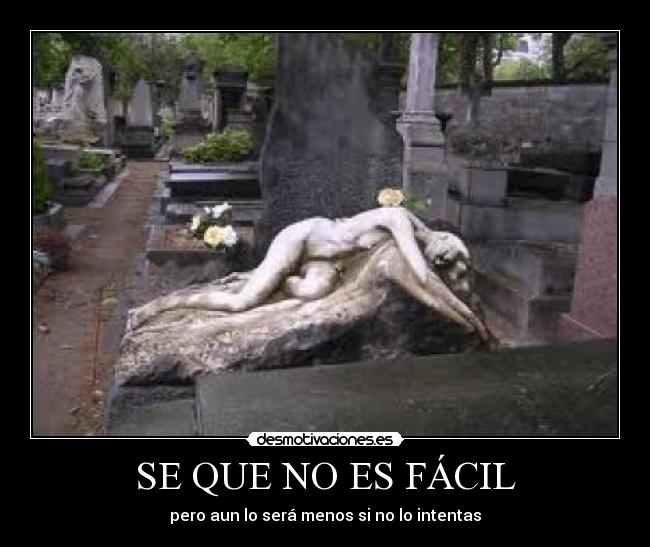 SE QUE NO ES FÁCIL -