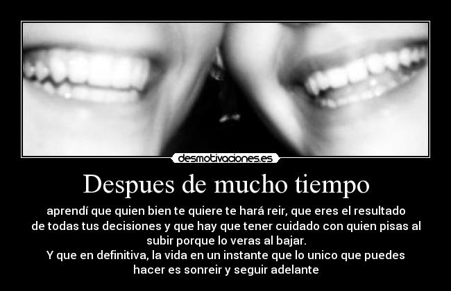 Despues de mucho tiempo - 