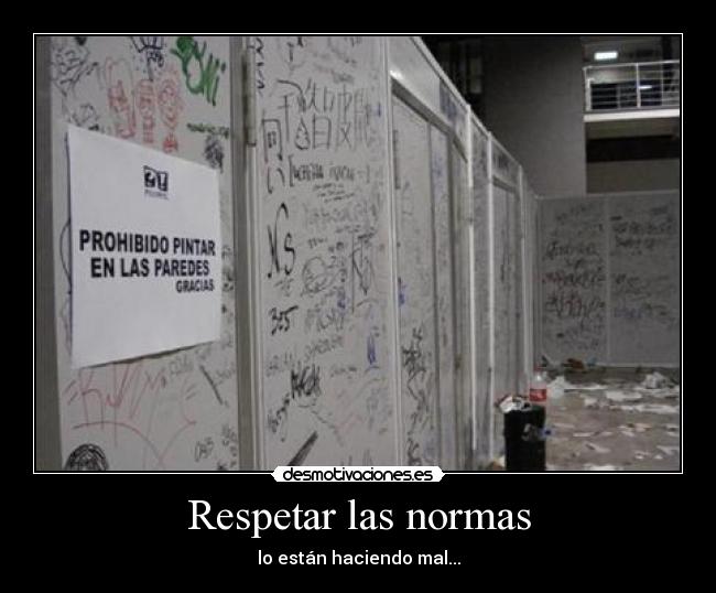 Respetar las normas - 