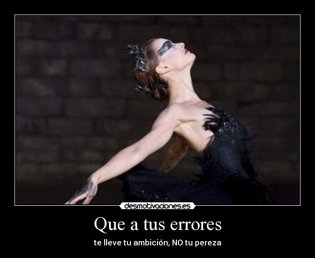 Que a tus errores - 