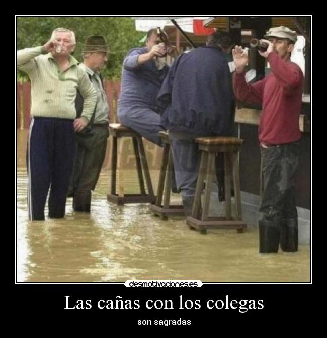 Las cañas con los colegas - 