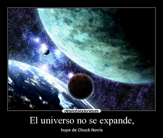 El universo no se expande, -
