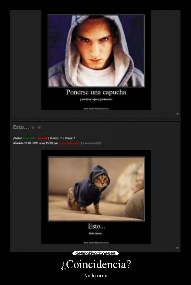 ¿Coincidencia? - No lo creo