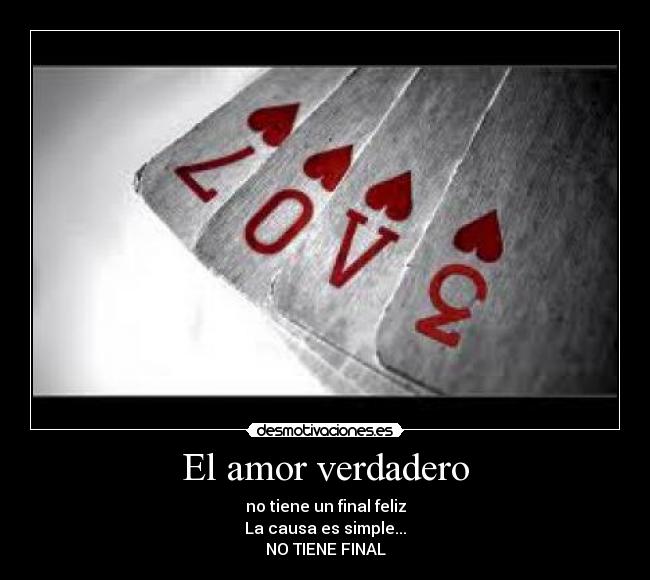 El amor verdadero -
