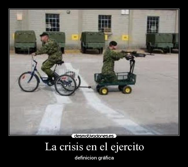 La crisis en el ejercito -