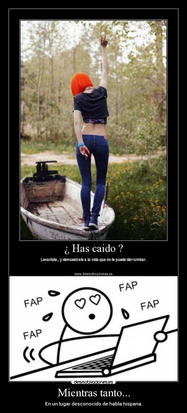 Mientras tanto... - En un lugar desconocido de habla hispana.