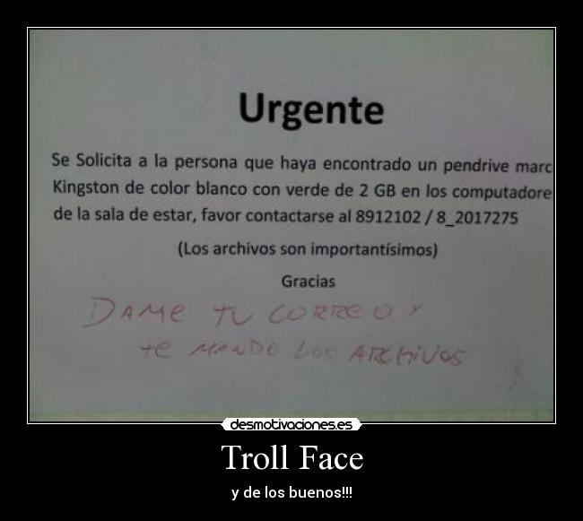 Troll Face - y de los buenos!!!