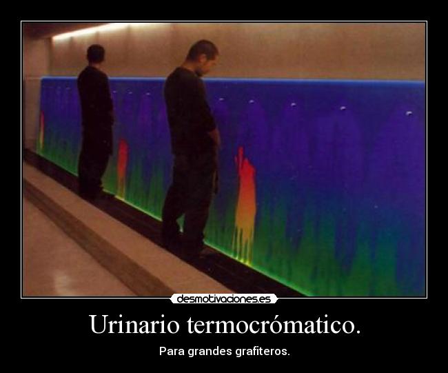 Urinario termocrómatico. -