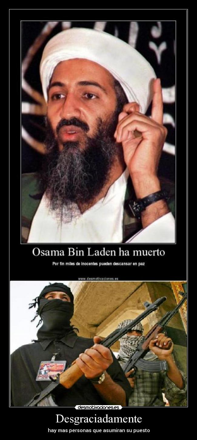 Desgraciadamente - hay mas personas que asumiran su puesto