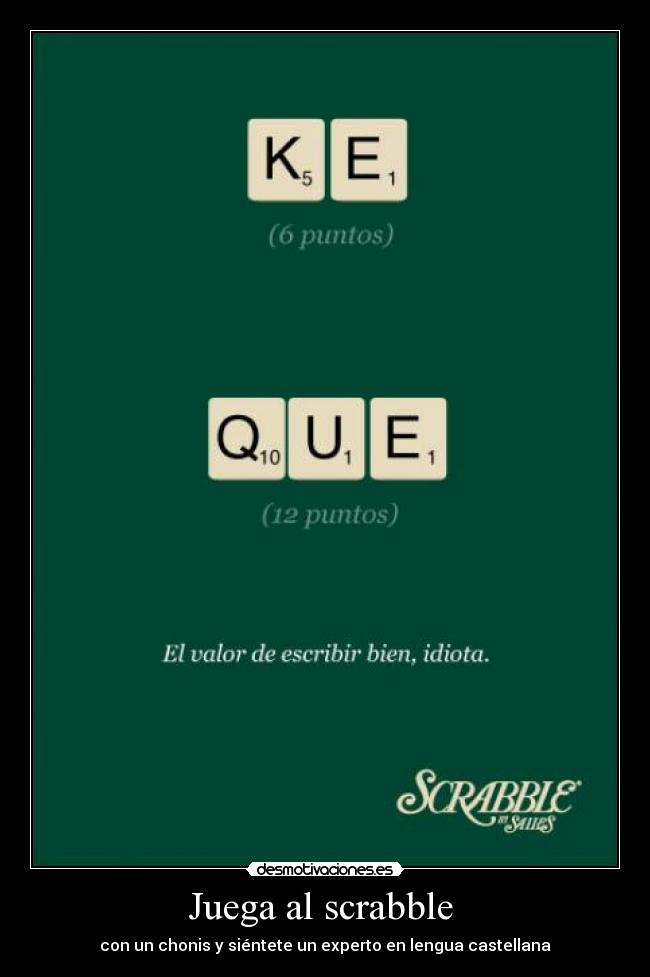 Juega al scrabble -