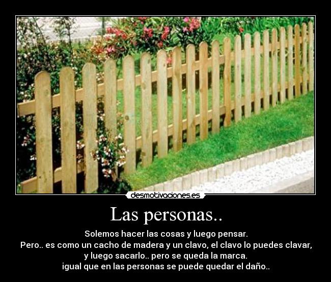 Las personas.. - 