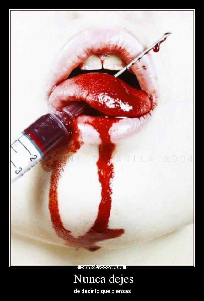 Nunca dejes -