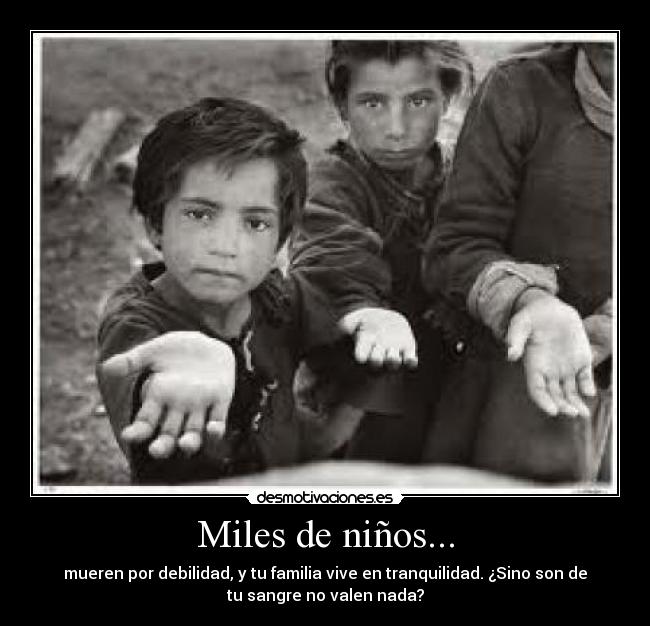 Miles de niños... - 