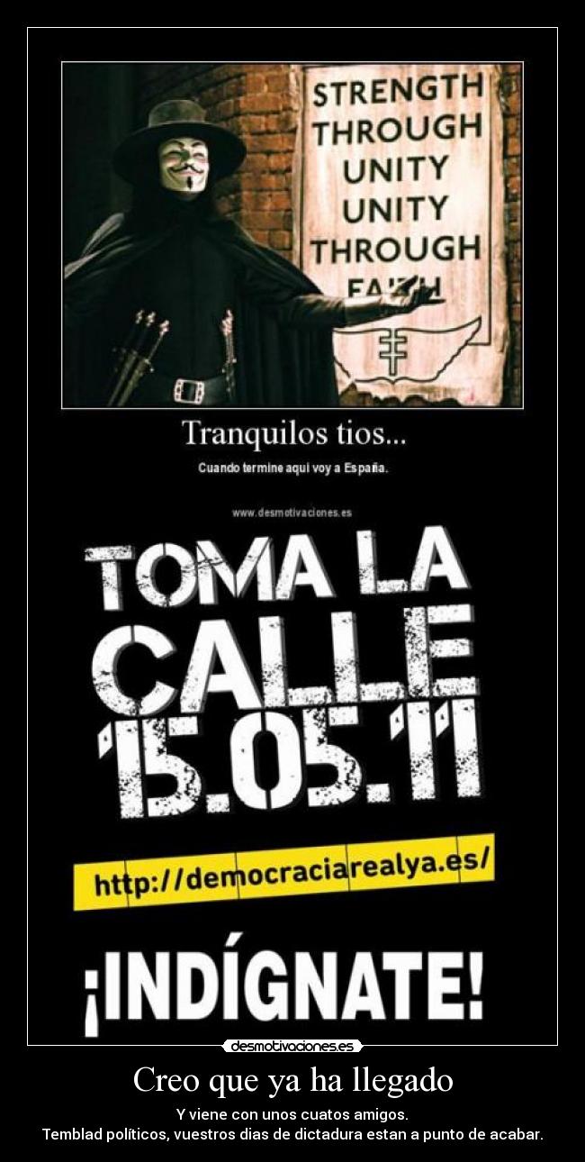 Creo que ya ha llegado - 