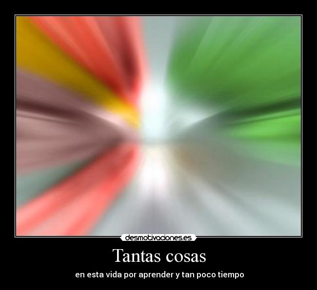 Tantas cosas - 