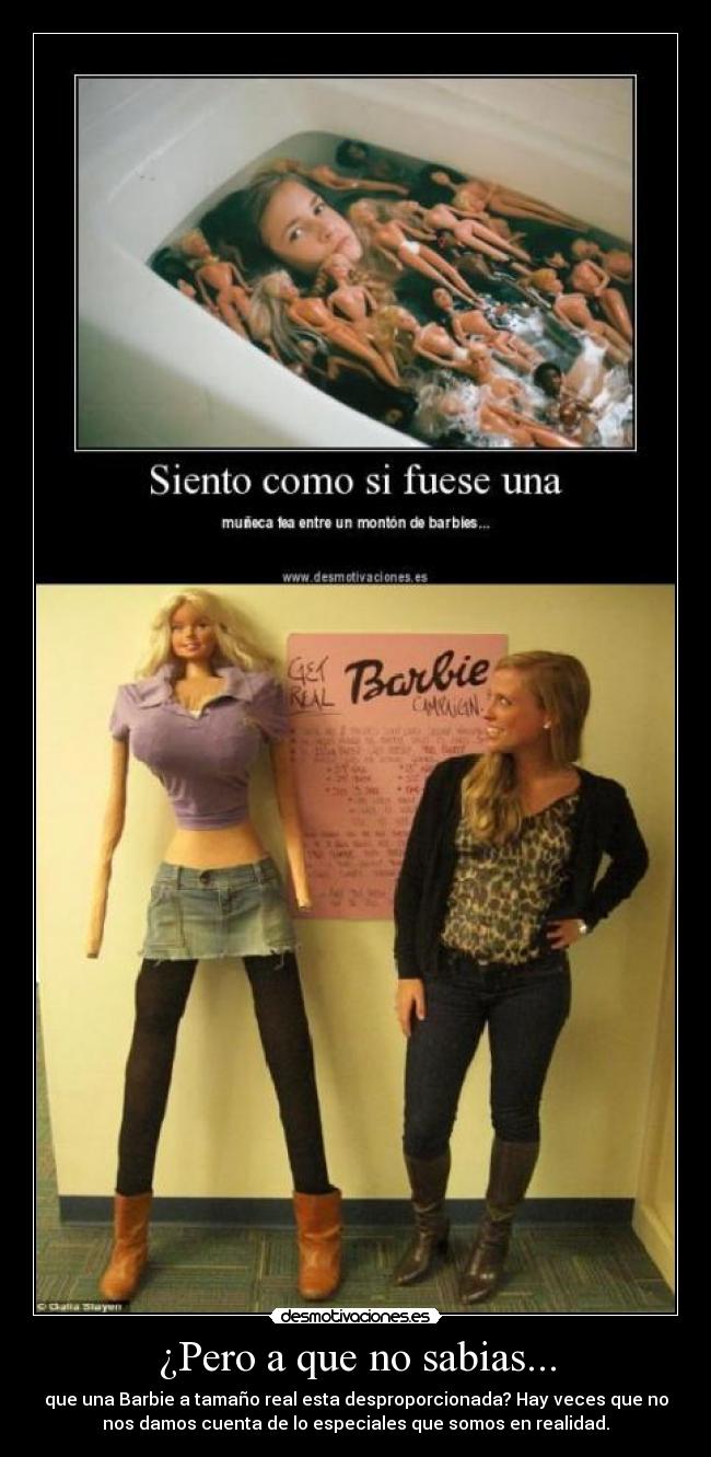 carteles barbie verdad desmotivaciones