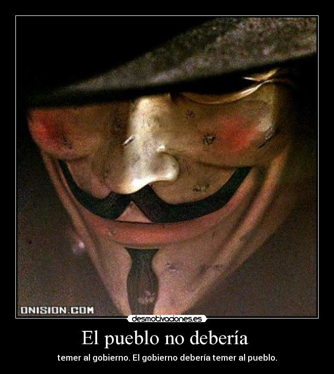 El pueblo no debería -