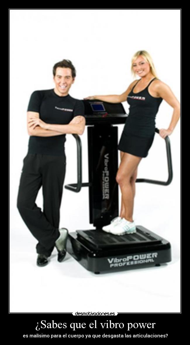 carteles vibro power desmotivaciones