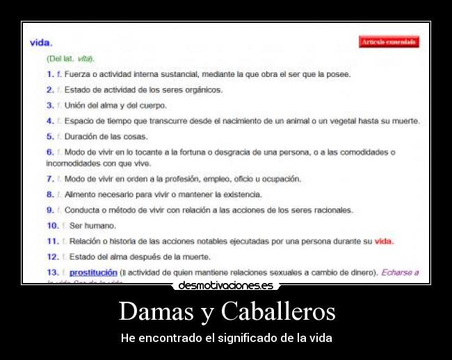Damas y Caballeros - 