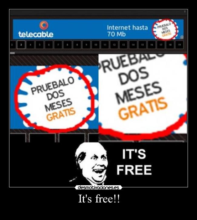 Its free!! -