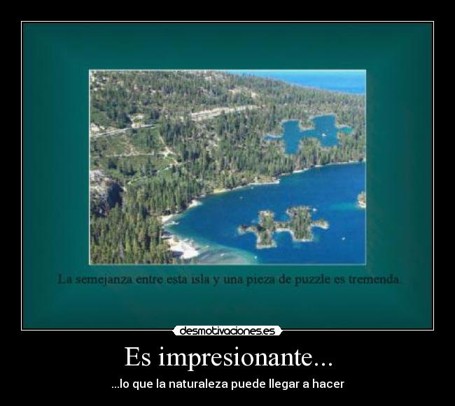 Es impresionante... -