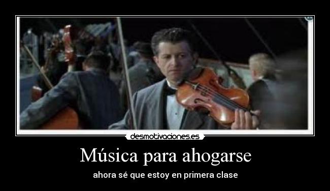 Música para ahogarse -