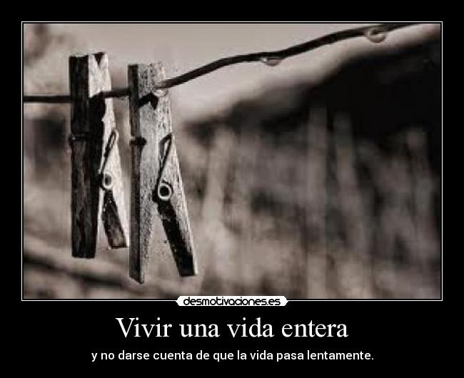 Vivir una vida entera - 