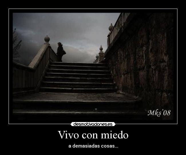 Vivo con miedo -