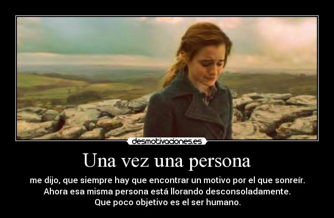 Una vez una persona - 