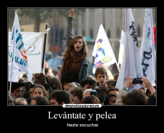 Levántate y pelea -