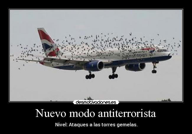 Nuevo modo antiterrorista -