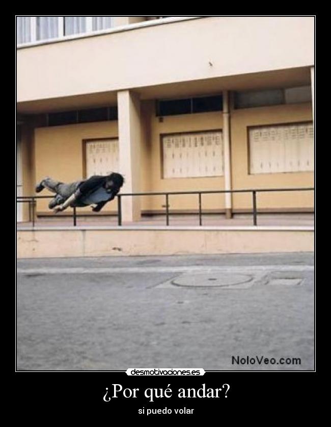 ¿Por qué andar? -