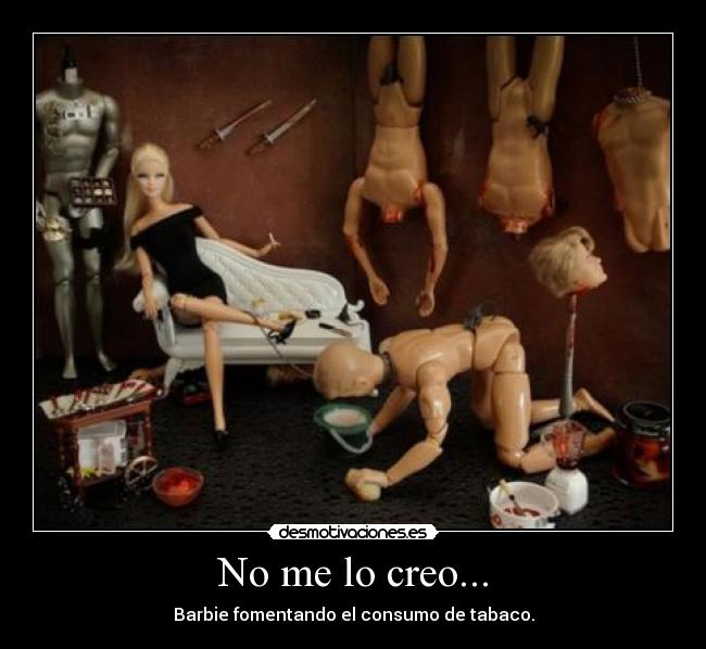 carteles barbie desmotivaciones