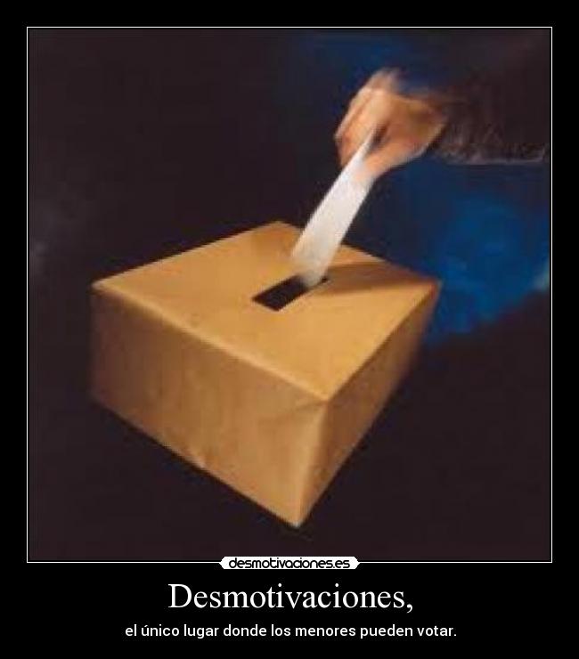 Desmotivaciones, -