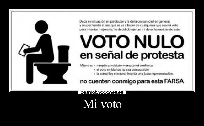 Mi voto -