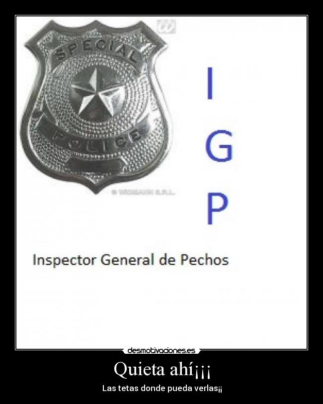 Quieta ahí¡¡¡ - Las tetas donde pueda verlas¡¡