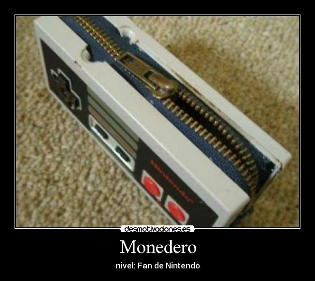 Monedero - nivel: Fan de Nintendo