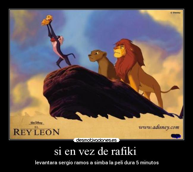 si en vez de rafiki -