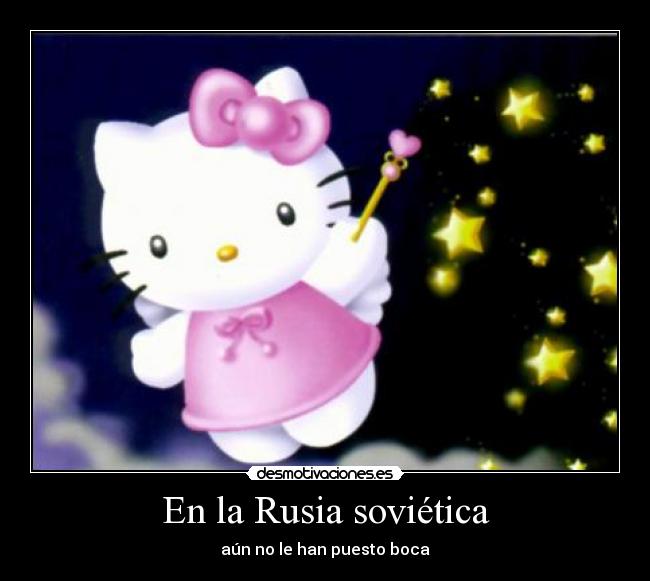 carteles hello kitty desmotivaciones