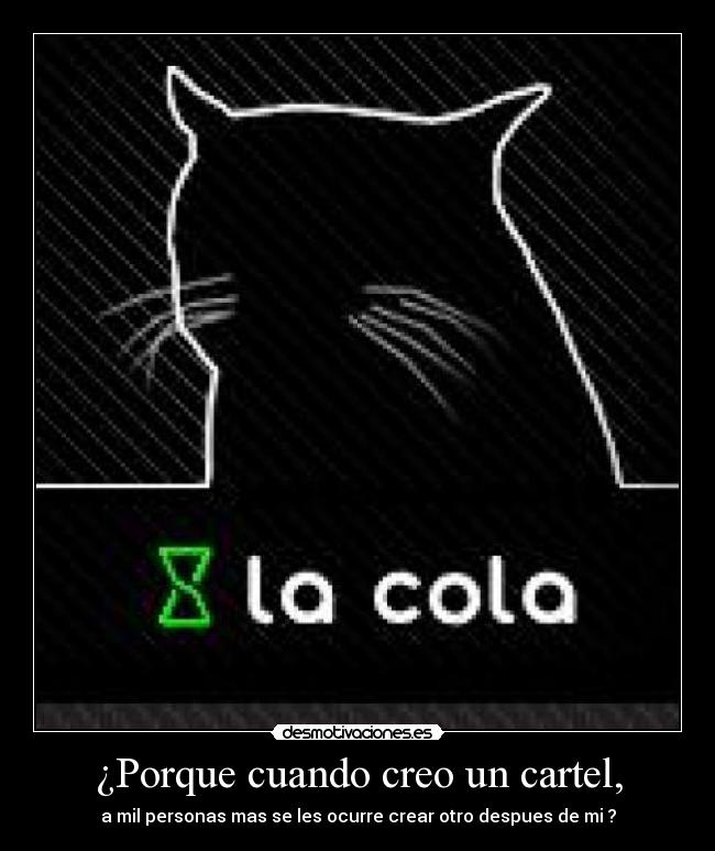 ¿Porque cuando creo un cartel, - 